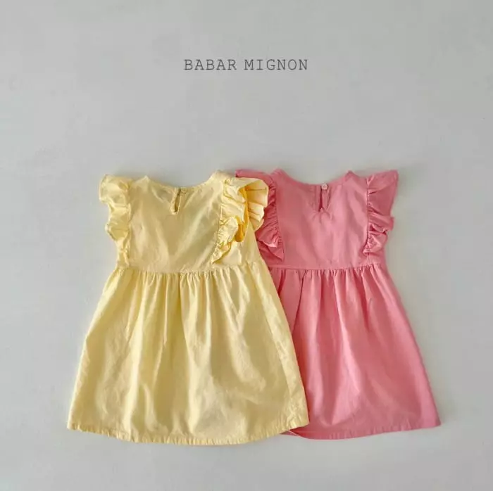 Babar Mignon - Korean Children Fashion - #kidsstore - Ribbon Sleeveless One-piece - 6