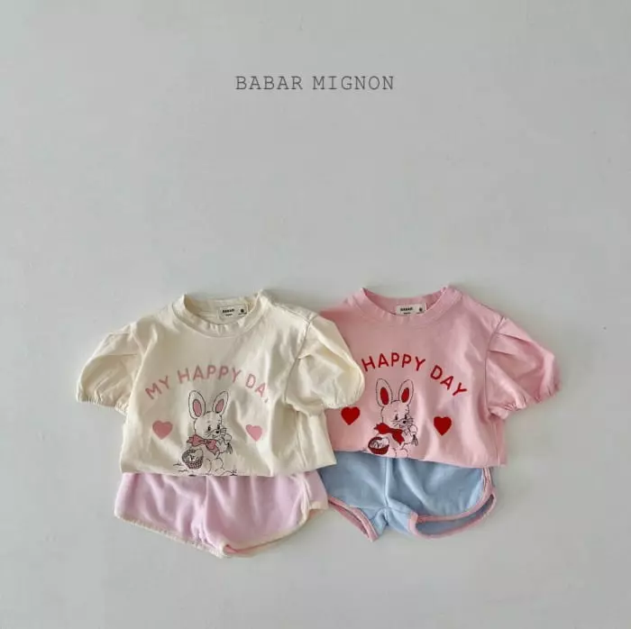 Babar Mignon - Korean Children Fashion - #kidsstore - Terry Piping Shorts - 5