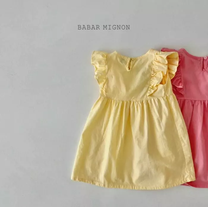 Babar Mignon - Korean Children Fashion - #kidzfashiontrend - Ribbon Sleeveless One-piece - 7