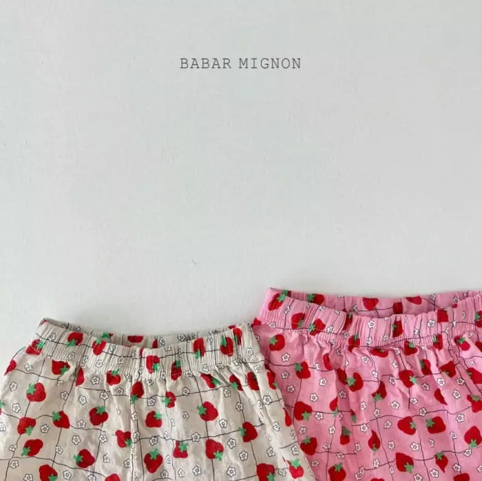 Babar Mignon - Korean Children Fashion - #kidsstore - Berry Lace Pants - 4