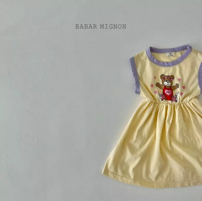 Babar Mignon - Korean Children Fashion - #magicofchildhood - Bear Color One-piece - 11
