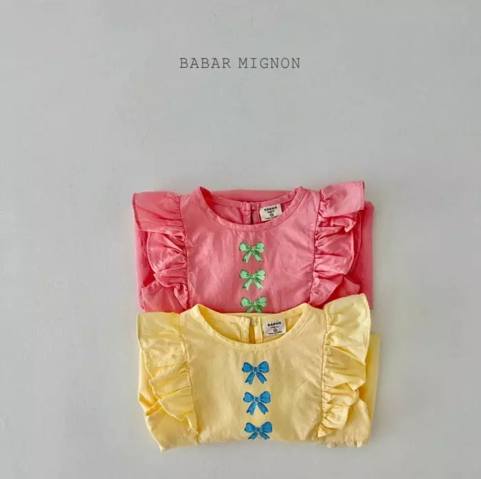 Babar Mignon - Korean Children Fashion - #magicofchildhood - Ribbon Sleeveless One-piece - 10
