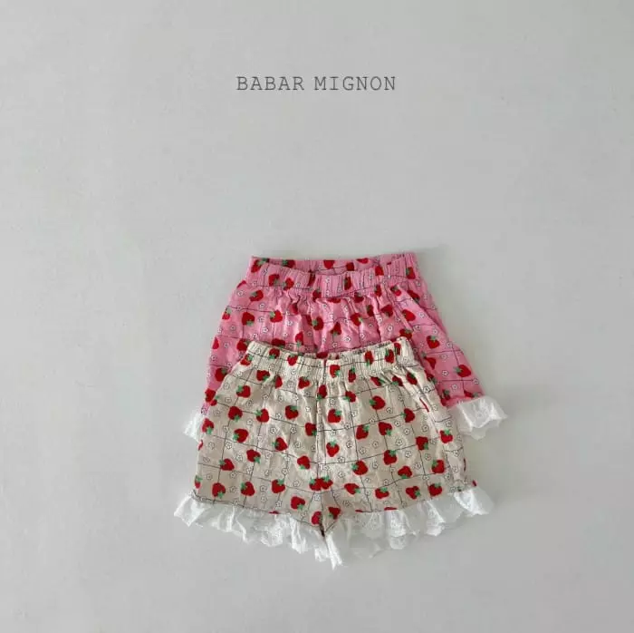 Babar Mignon - Korean Children Fashion - #magicofchildhood - Berry Lace Pants - 7