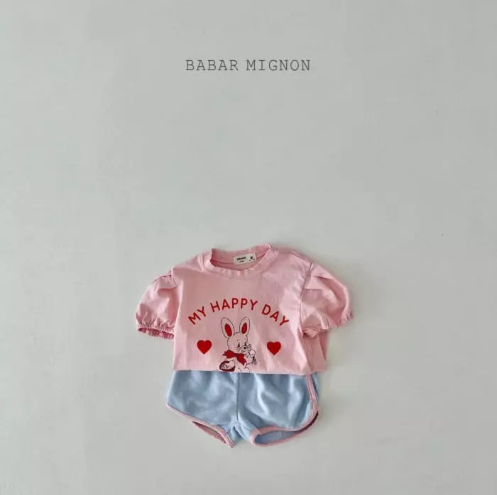 Babar Mignon - Korean Children Fashion - #prettylittlegirls - Barnie Tee - 8