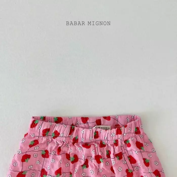 Babar Mignon - Korean Children Fashion - #stylishchildhood - Berry Lace Pants - 12