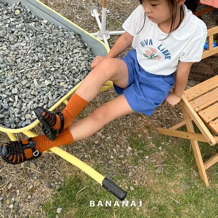 Banana J - Korean Children Fashion - #prettylittlegirls - Biba Collar Tee - 4