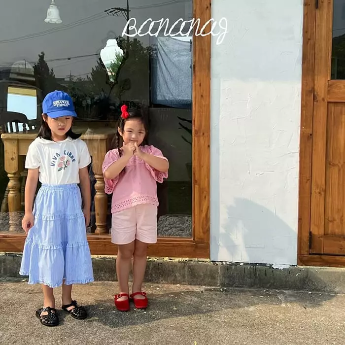 Banana J - Korean Children Fashion - #fashionkids - Biba Collar Tee - 9