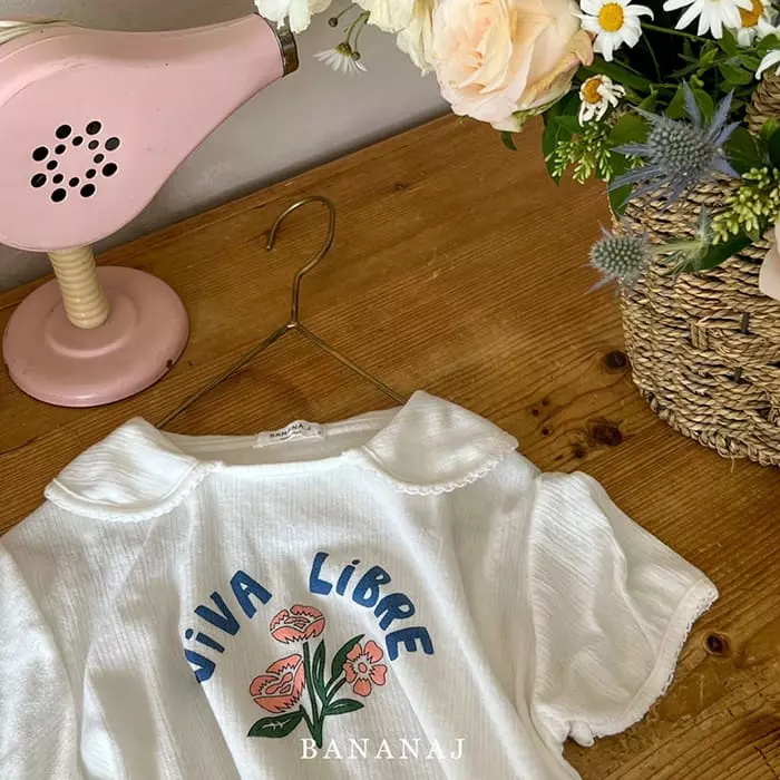 Banana J - Korean Children Fashion - #minifashionista - Biba Collar Tee - 2