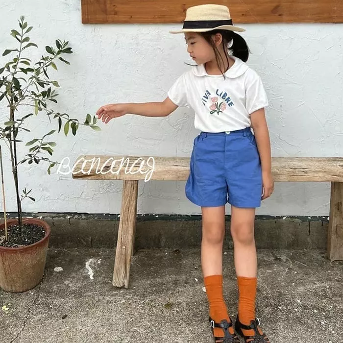 Banana J - Korean Children Fashion - #prettylittlegirls - Biba Collar Tee - 3