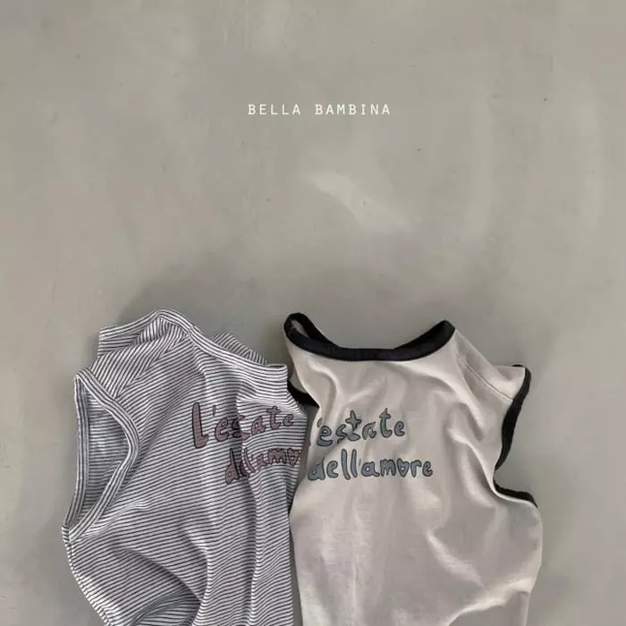 Bella Bambina - Korean Baby Fashion - #babyfever - Bebe Delly Sleeveless Tee - 2