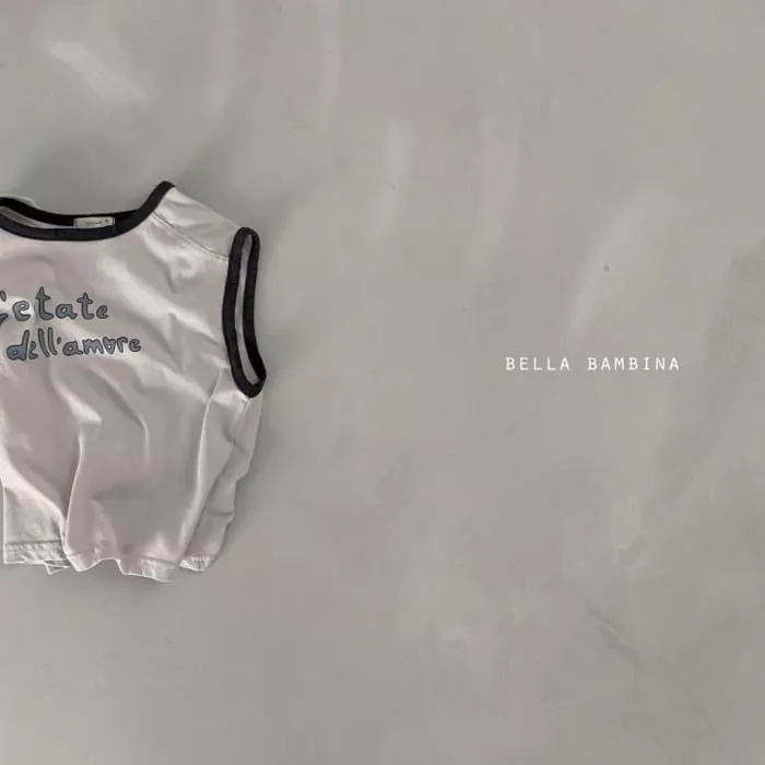 Bella Bambina - Korean Baby Fashion - #babyoninstagram - Bebe Delly Sleeveless Tee - 5