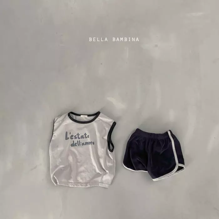 Bella Bambina - Korean Baby Fashion - #babyootd - Bebe Delly Rappa Top Bottom Set - 2