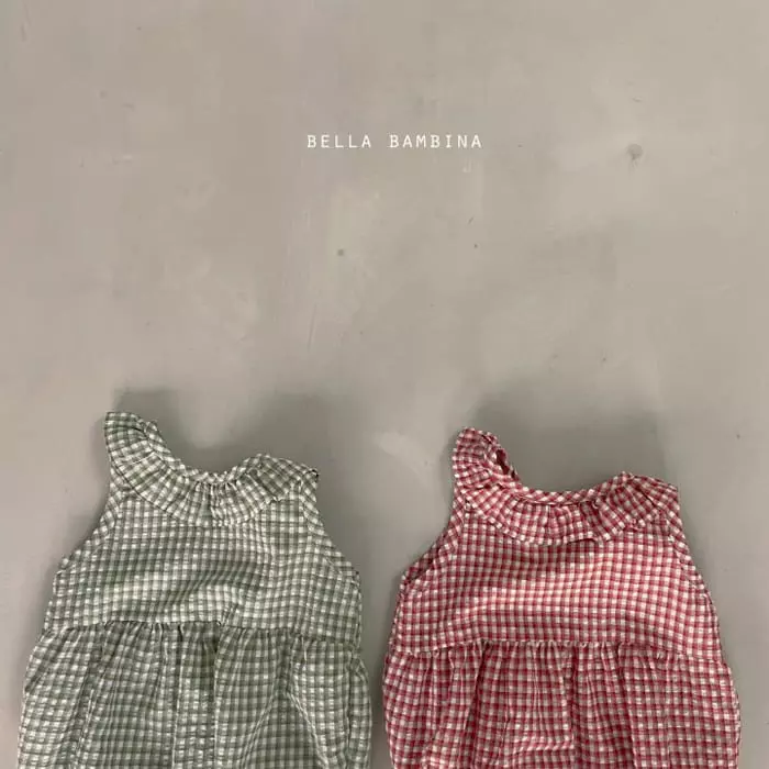 Bella Bambina - Korean Baby Fashion - #babyoutfit - Bebe Bly Collar Bodysuit - 2