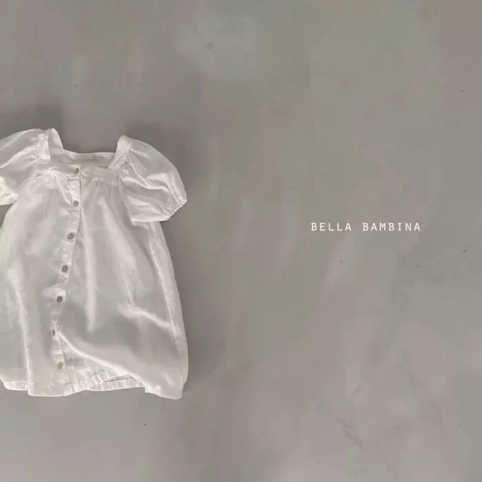 Bella Bambina - Korean Children Fashion - #designkidswear - Aro Button One-piece - 3