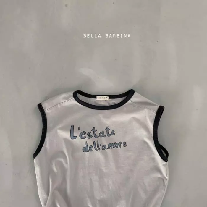 Bella Bambina - Korean Children Fashion - #kidsshorts - Delly Rappa Sleeveless Tee - 4