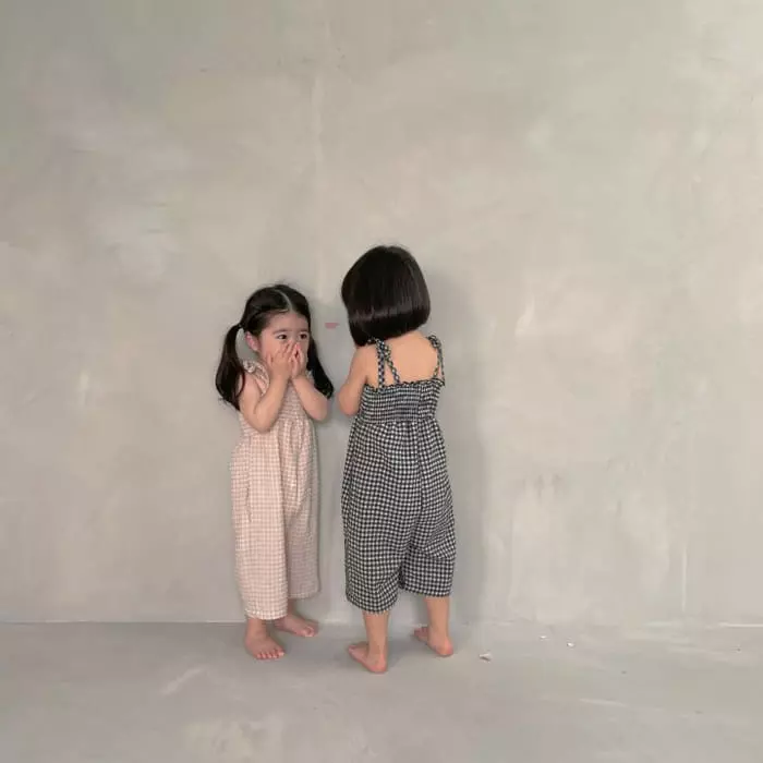 Bella Bambina - Korean Children Fashion - #littlefashionista - Jully Check Bodysuit - 12