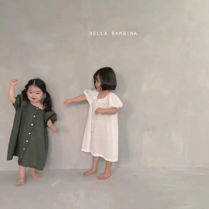 Bella Bambina - Korean Children Fashion - #magicofchildhood - Aro Button One-piece - 11