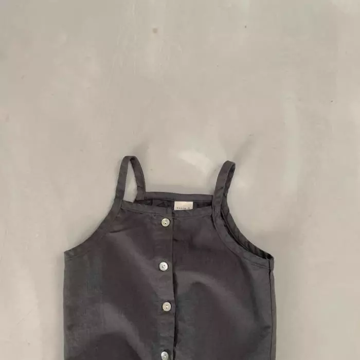 Bella Bambina - Korean Children Fashion - #todddlerfashion - Love Linen Sleeveless Tee - 10