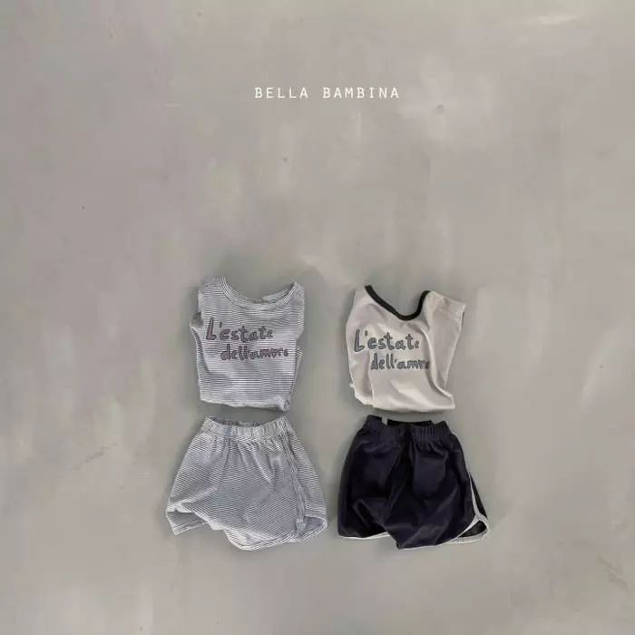 Bella Bambina - Korean Children Fashion - #toddlerclothing - Delly Rappa Sleeveless Tee - 12