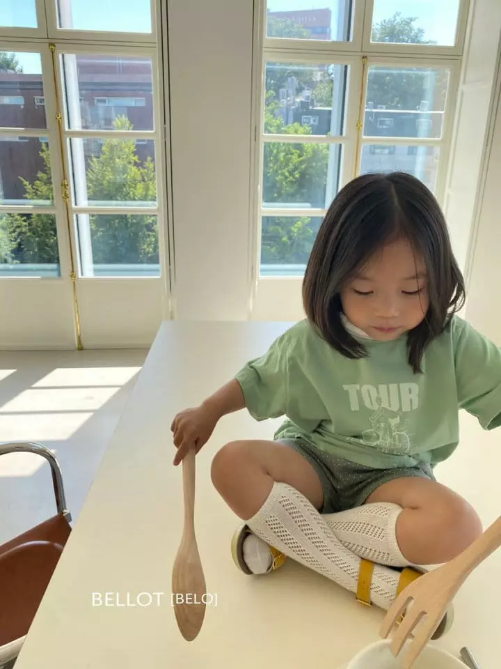 Bellot - Korean Children Fashion - #kidsshorts - Tour Tee - 2