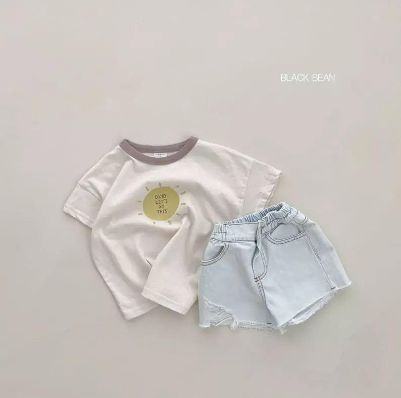 Black Bean - Korean Baby Fashion - #babyclothing - Bebe Sunset Tee - 4