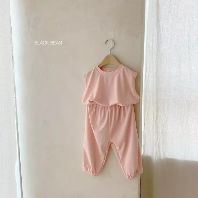 Black Bean - Korean Baby Fashion - #babyfashion - Bebe Slush Top Bottom Set - 3