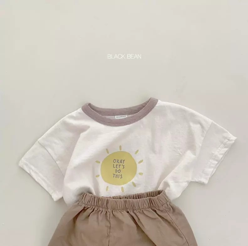 Black Bean - Korean Baby Fashion - #babyfever - Bebe Sunset Tee - 5