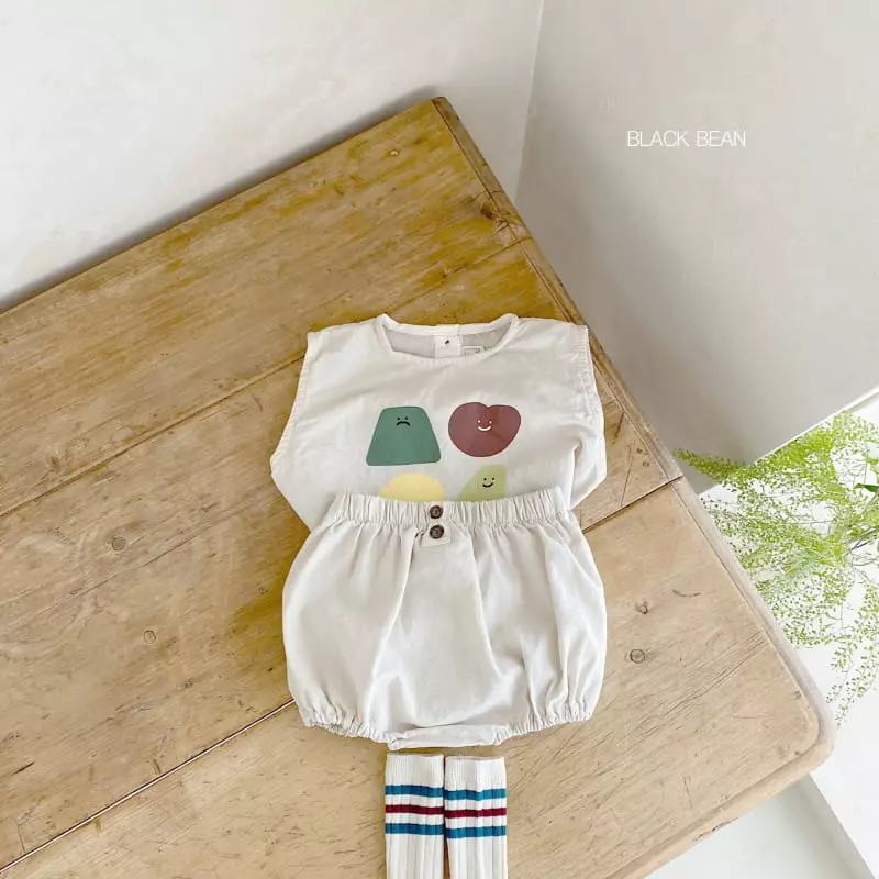 Black Bean - Korean Baby Fashion - #babygirlfashion - More Bebe Top Bottom Set - 7
