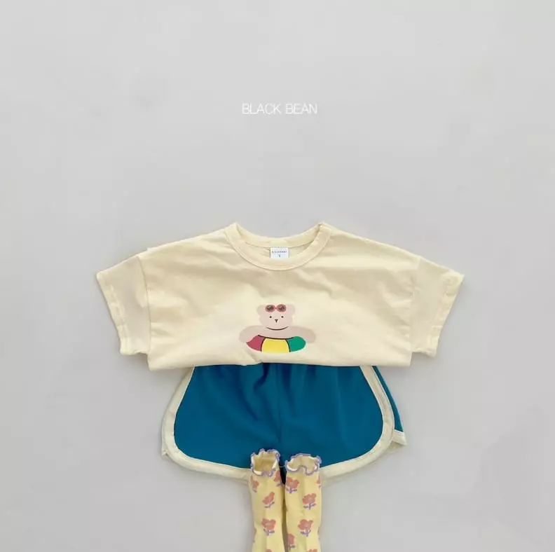 Black Bean - Korean Baby Fashion - #babylifestyle - Bebe Tube Top Bottom Set - 5