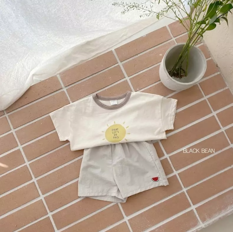 Black Bean - Korean Children Fashion - #Kfashion4kids - Fruit Embroidery Pants - 2