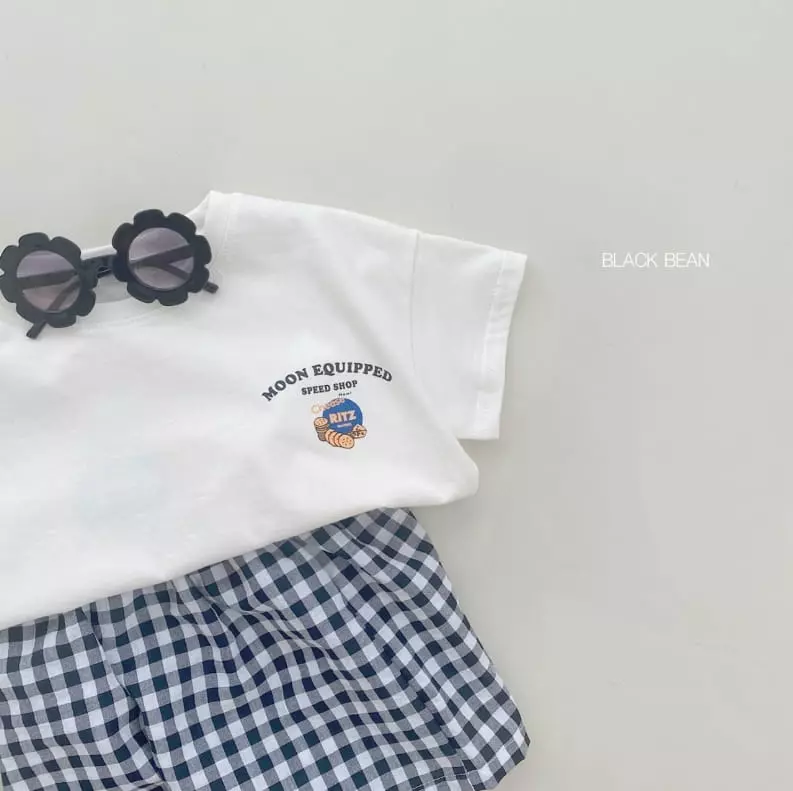Black Bean - Korean Children Fashion - #childofig - Cheese Tee with Mom - 2
