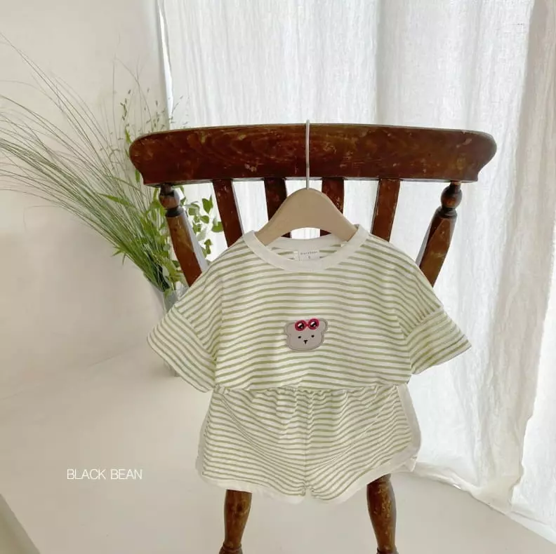 Black Bean - Korean Children Fashion - #designkidswear - Vacance Top Bottom Set - 8