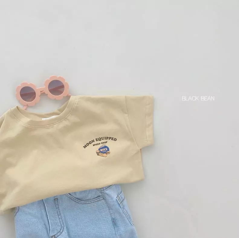 Black Bean - Korean Children Fashion - #childrensboutique - Cheese Tee with Mom - 4