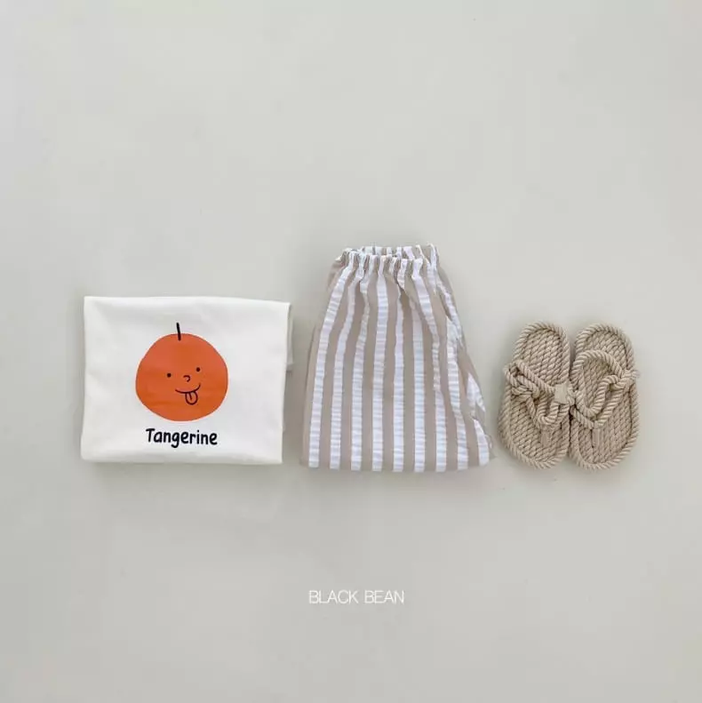 Black Bean - Korean Children Fashion - #discoveringself - Fruit Top Bottom Set - 6