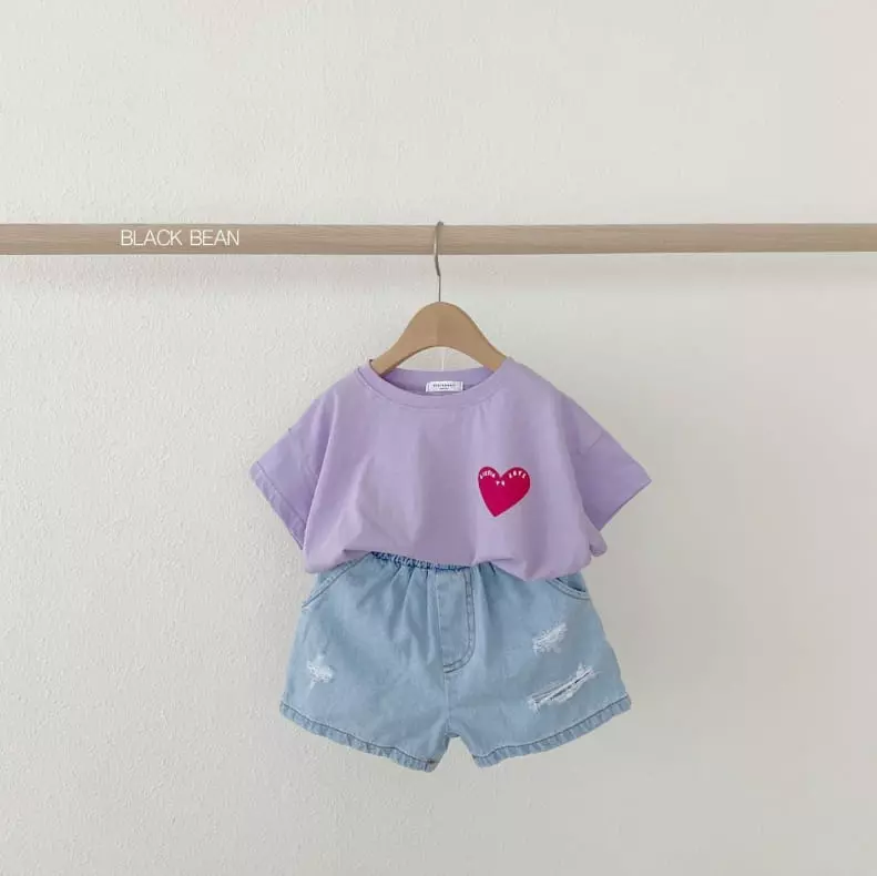 Black Bean - Korean Children Fashion - #designkidswear - Lve Tee with Mom - 4