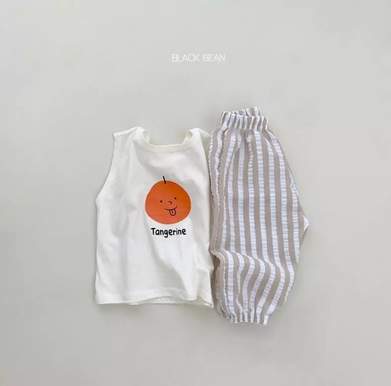 Black Bean - Korean Children Fashion - #fashionkids - Fruit Top Bottom Set - 7