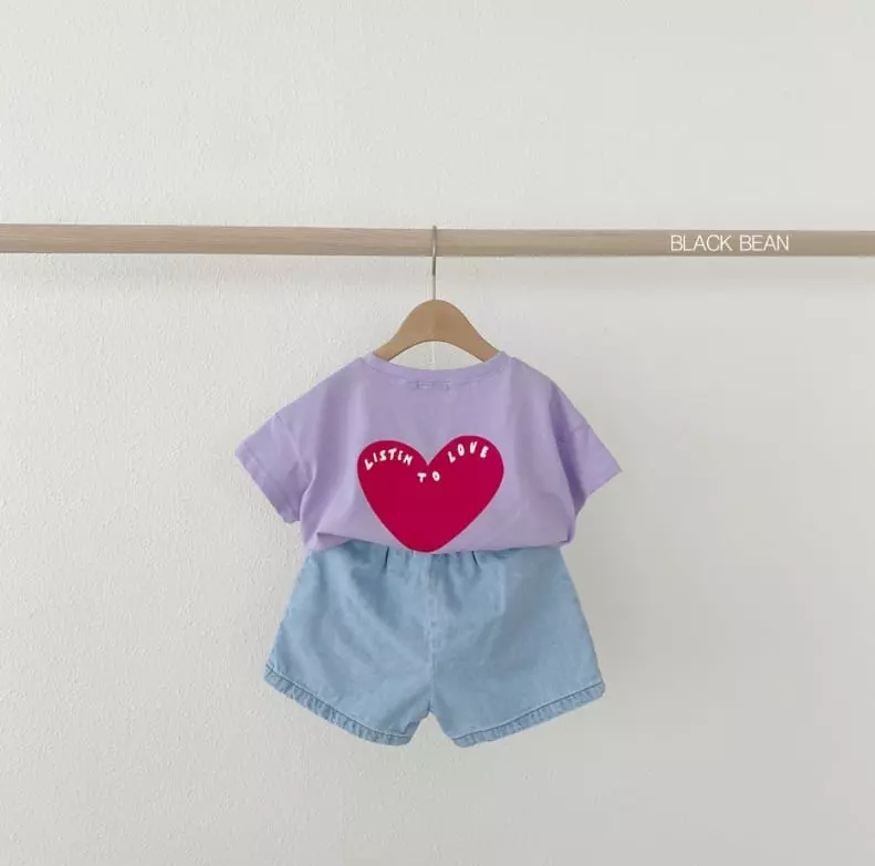 Black Bean - Korean Children Fashion - #fashionkids - Lve Tee with Mom - 5