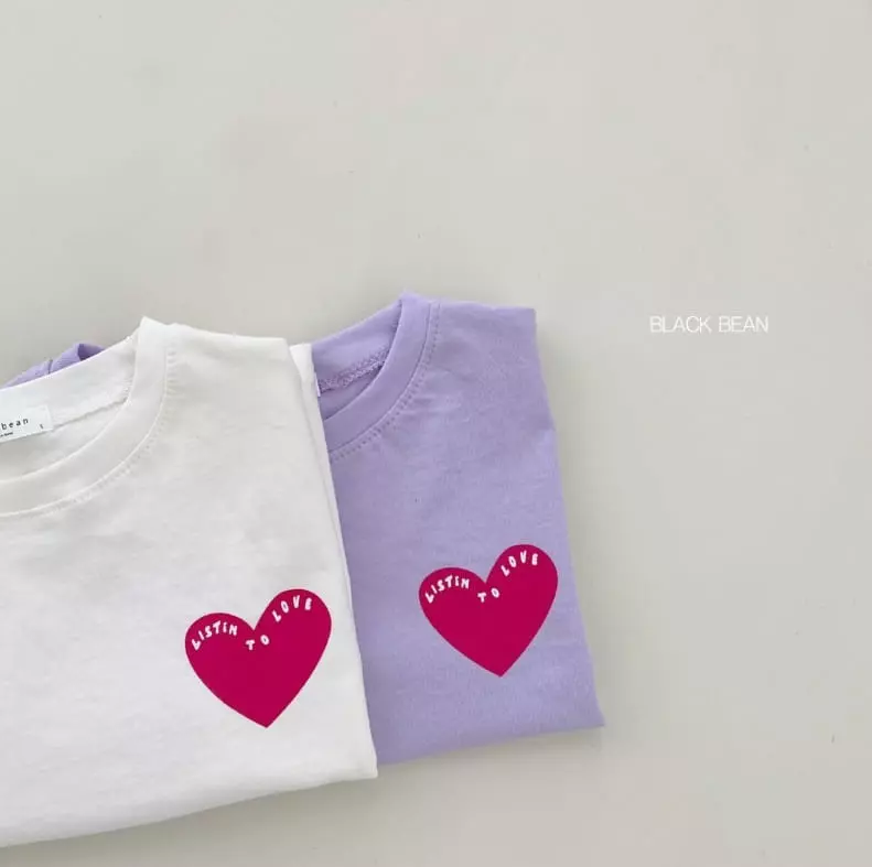 Black Bean - Korean Children Fashion - #kidsshorts - Lve Tee with Mom - 6
