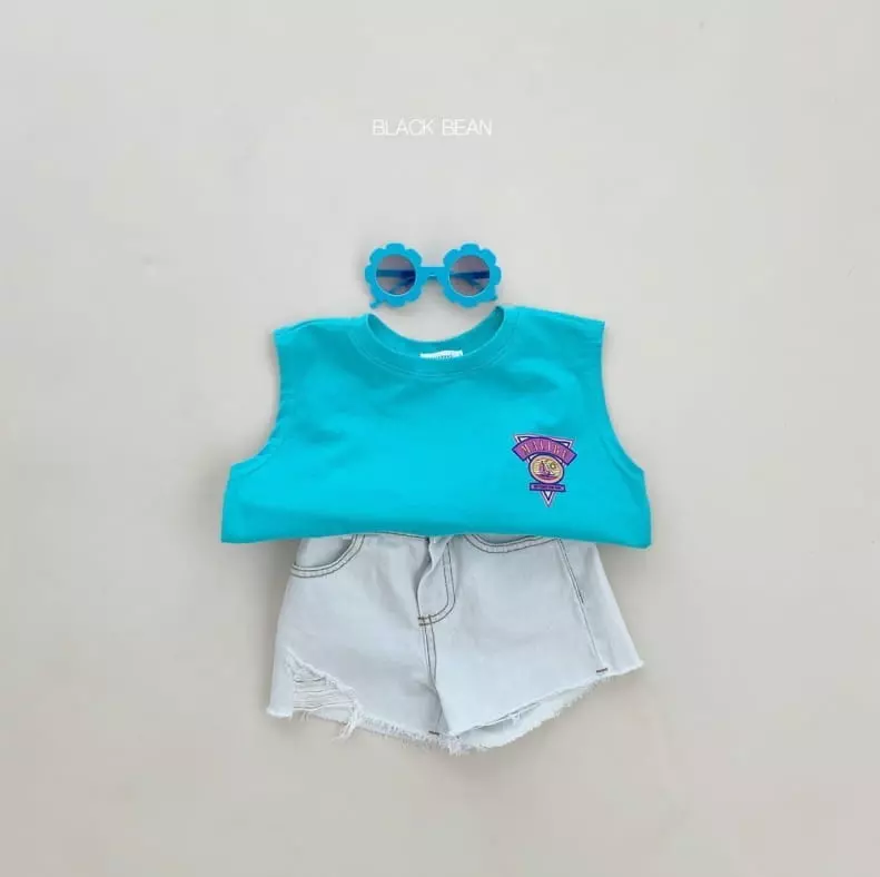 Black Bean - Korean Children Fashion - #kidsshorts - Malibu Sleeveless with Mom - 5