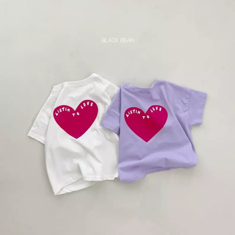 Black Bean - Korean Children Fashion - #kidsstore - Lve Tee with Mom - 7