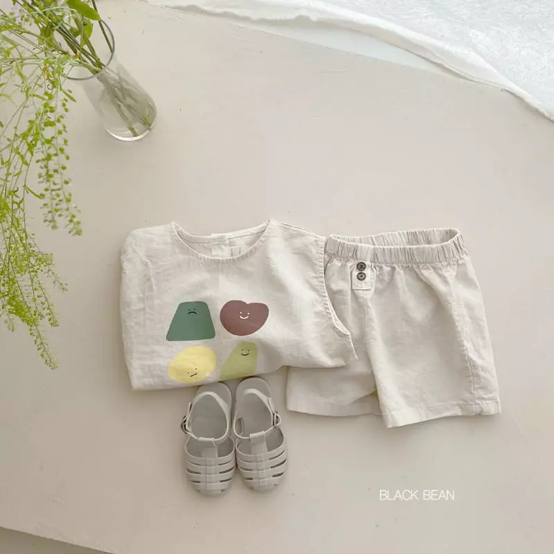 Black Bean - Korean Children Fashion - #kidsstore - More Top Bottom Set - 7
