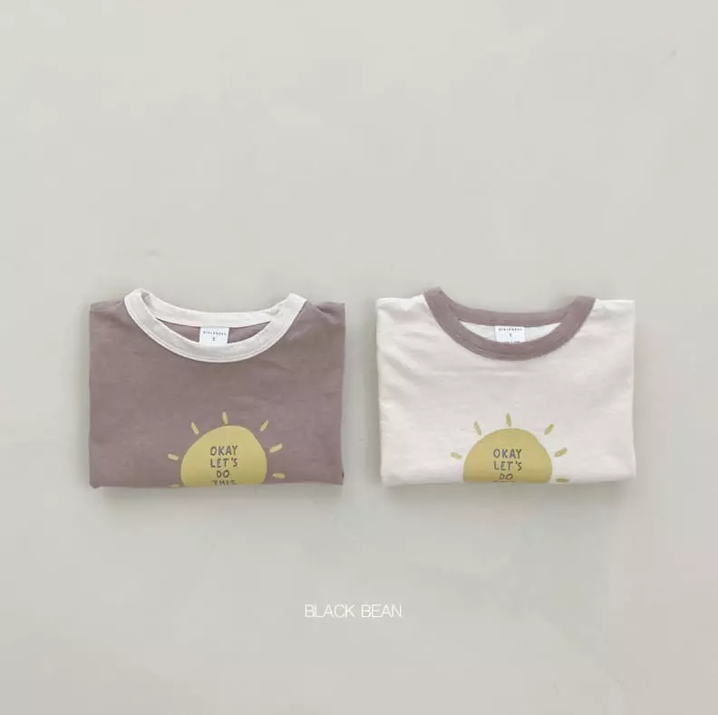 Black Bean - Korean Children Fashion - #kidzfashiontrend - Sunset Tee - 2