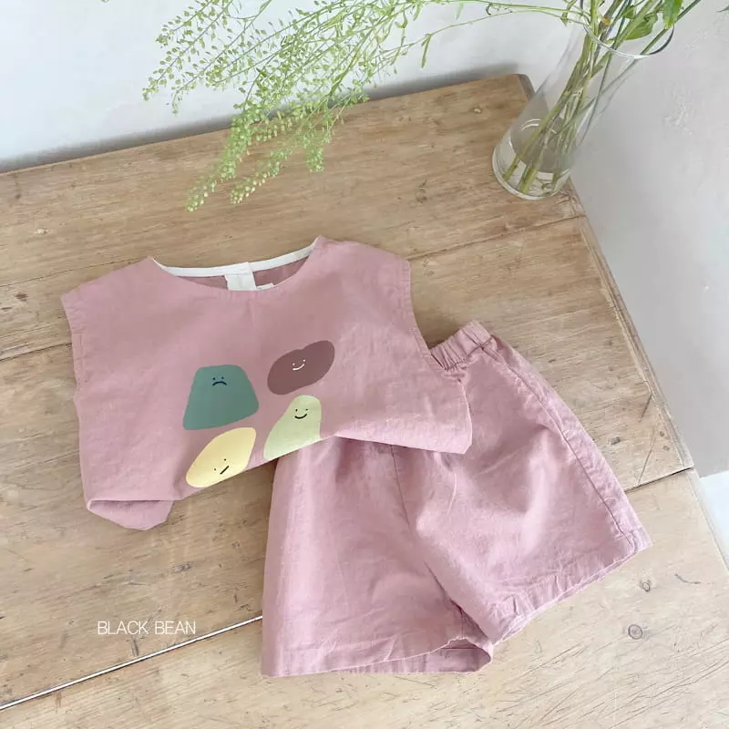 Black Bean - Korean Children Fashion - #kidzfashiontrend - More Top Bottom Set - 8
