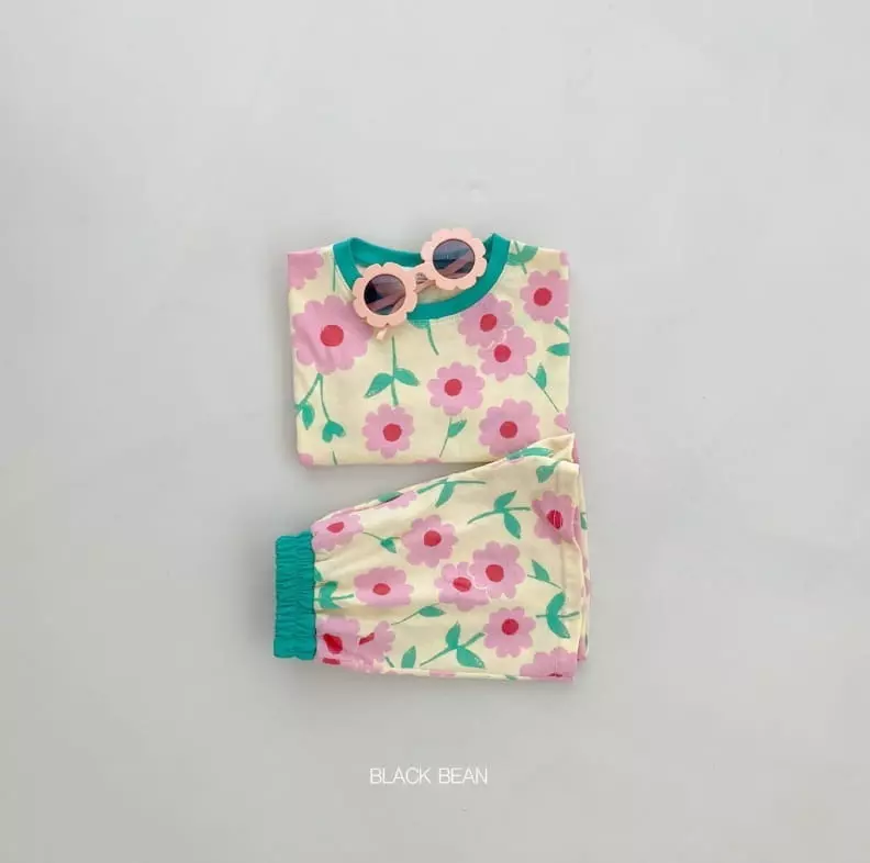 Black Bean - Korean Children Fashion - #prettylittlegirls - Mint Top Bottom Set - 5