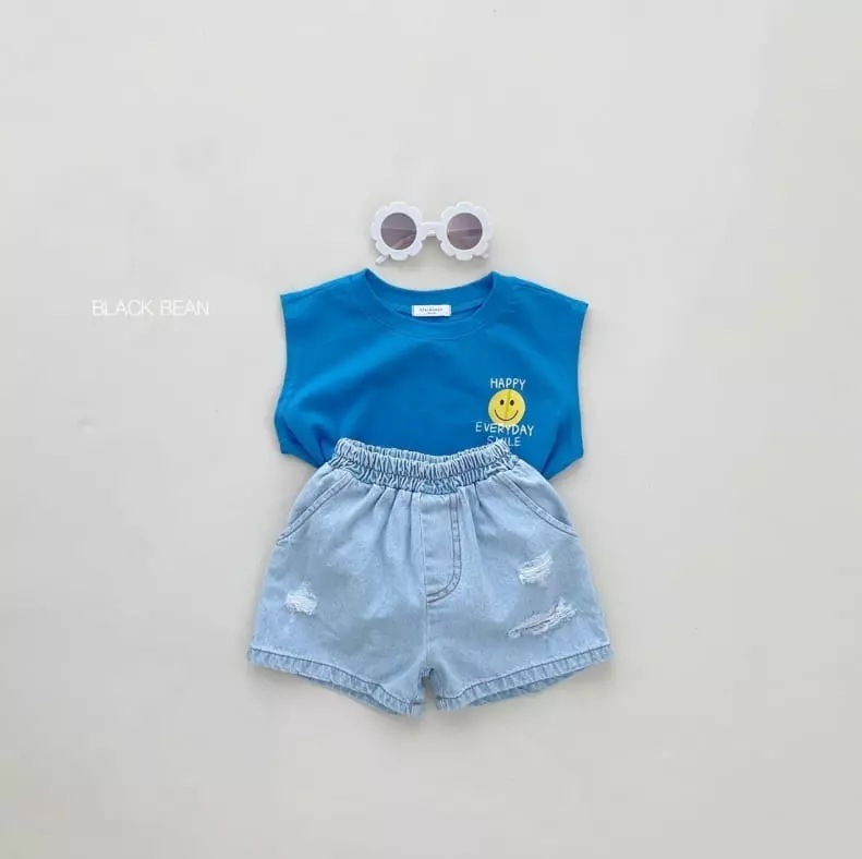 Black Bean - Korean Children Fashion - #stylishchildhood - Dau Sleeveless - 6