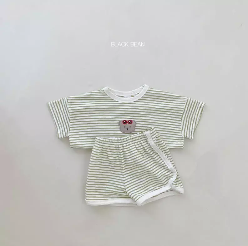 Black Bean - Korean Children Fashion - #stylishchildhood - Vacance Top Bottom Set - 5