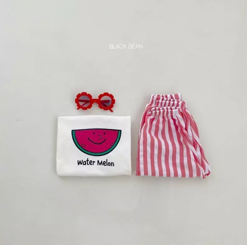 Black Bean - Korean Children Fashion - #stylishchildhood - Fruit Top Bottom Set - 2