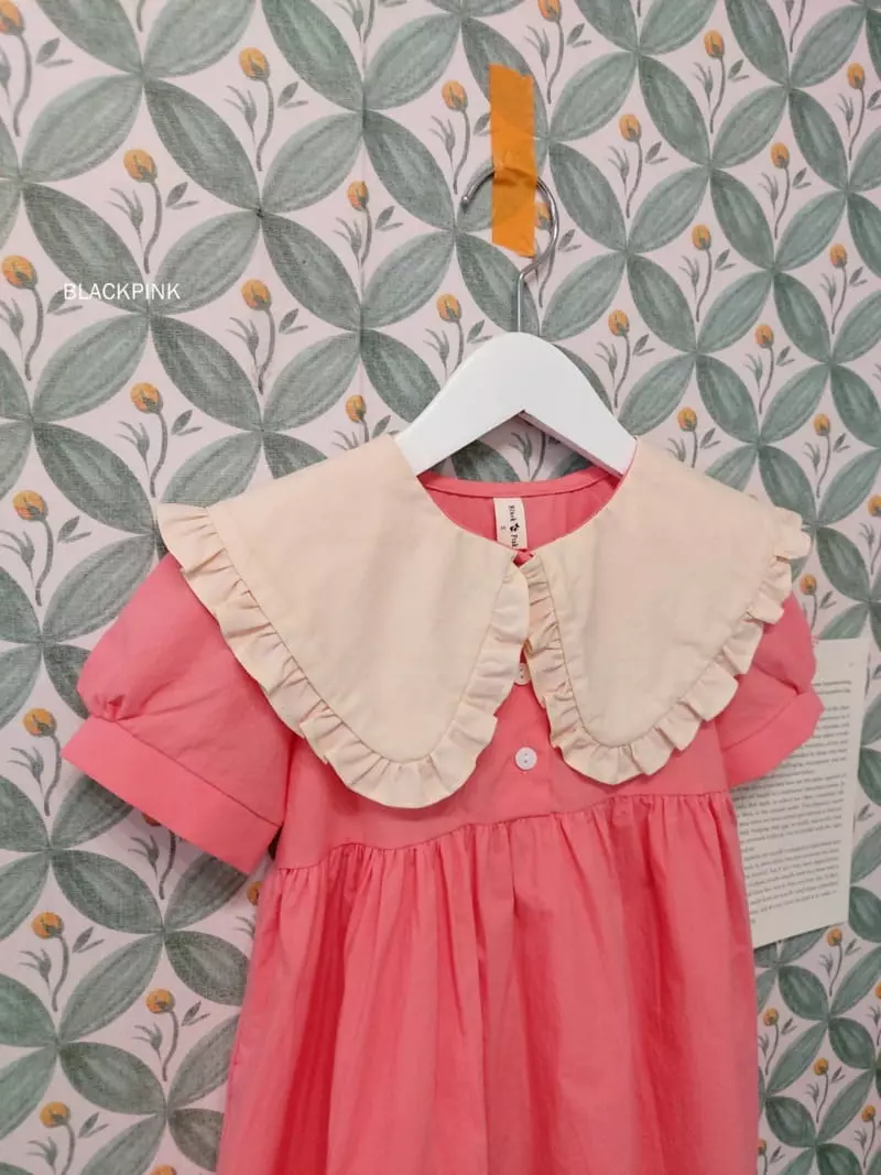 Black Pink - Korean Children Fashion - #childofig - Odri One-piece - 10