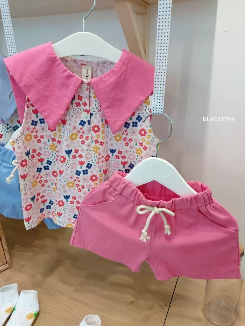 Black Pink - Korean Children Fashion - #designkidswear - Sweet Dalkon Collar Tee - 10