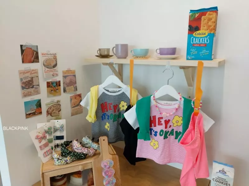 Black Pink - Korean Children Fashion - #designkidswear - Hey Raglan Tee - 5